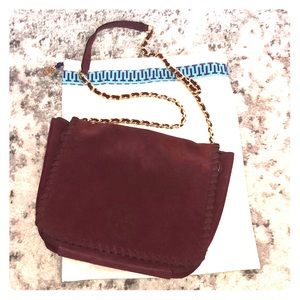 Tory Burch suede purse